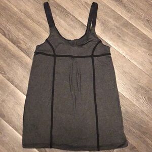 Grey lululemon tank top